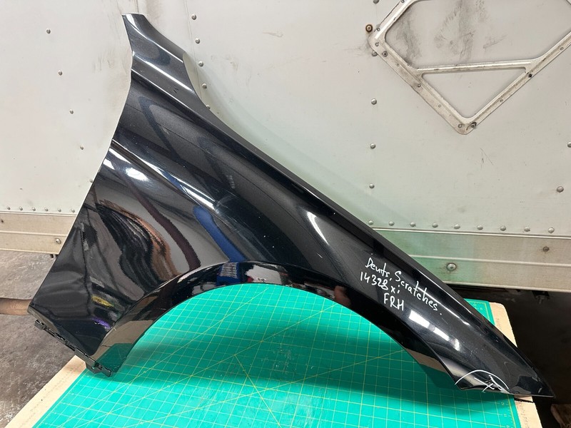 12-19 BMW F30 320i 328i 33 FRONT RIGHT PASSENGER SIDE FENDER WING Dent Black OEM