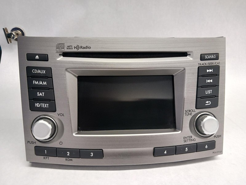 2012 SUBARU LEGACY radio receiver AM-FM-CD 86201AJ62A OEM 12