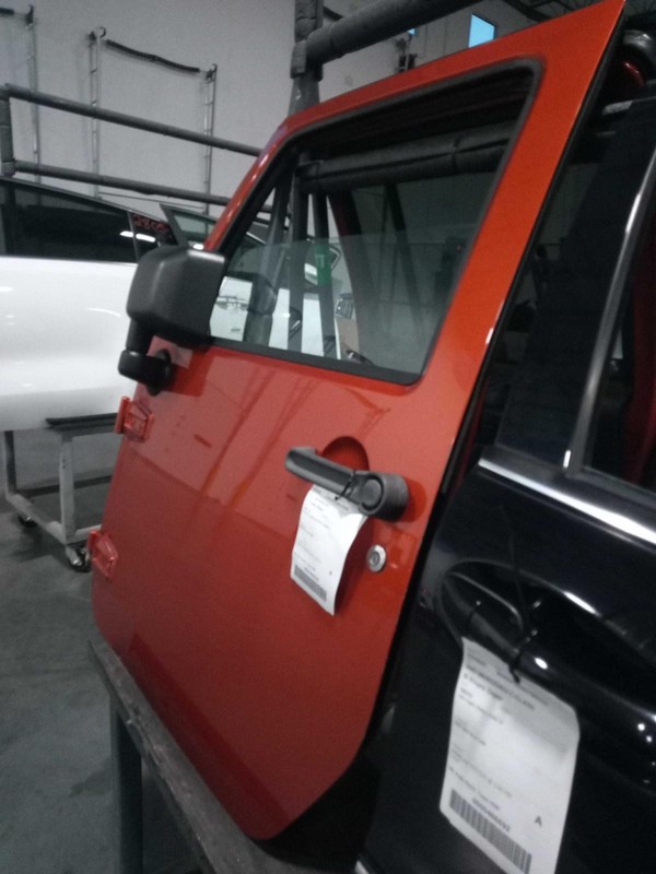 2011 Jeep Wrangler Left Door Orange 433736 Used OEM 4DR SUV 138K Miles
