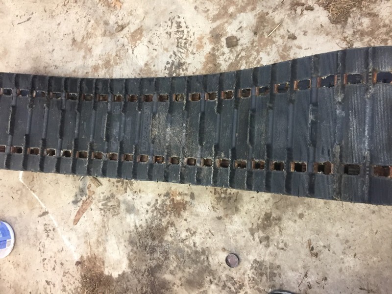 Snowmobile track 136" x 15" x .88" x 2.52" pitch VERY NICE SHAPE!