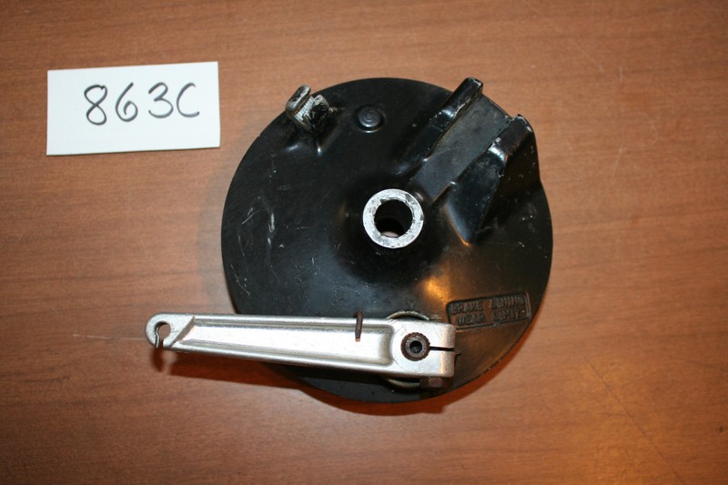 1981 Suzuki RM 125 Front Brake Panel Backing assembly OEM 81