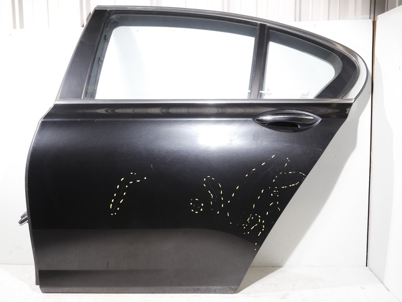 11-16 BMW F10 528i 535i 550 Rear Left Driver Door Complete Dark Graphite A90 OEM