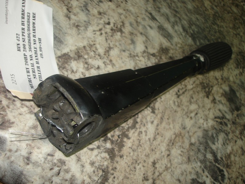 Mercury 20hp 200 super hurricane tiller handleboatmotor part bin 422