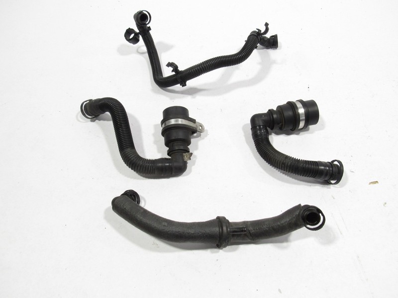 12-18 Bentley Continental GT W12 2015 Breather Hose Pipe Tube Set 4 Pcs |:A