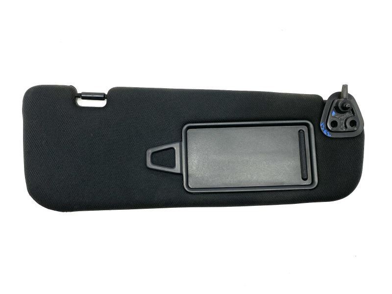 Right Passenger Side Sun Visor Black Fits 2009-2016 Hyundai Genesis Coupe 64943