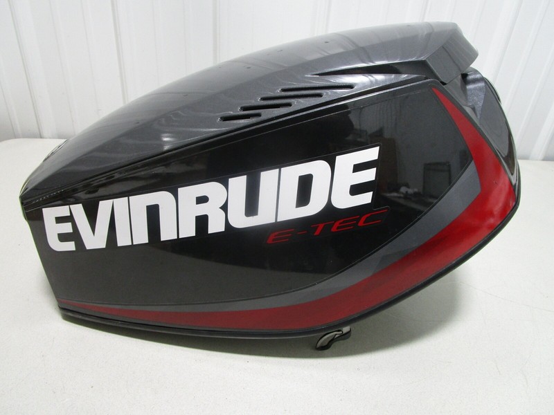 0285859 OMC Evinrude E-TEC 60 HP Outboard Top Motor Cowl Engine Cover Graphite