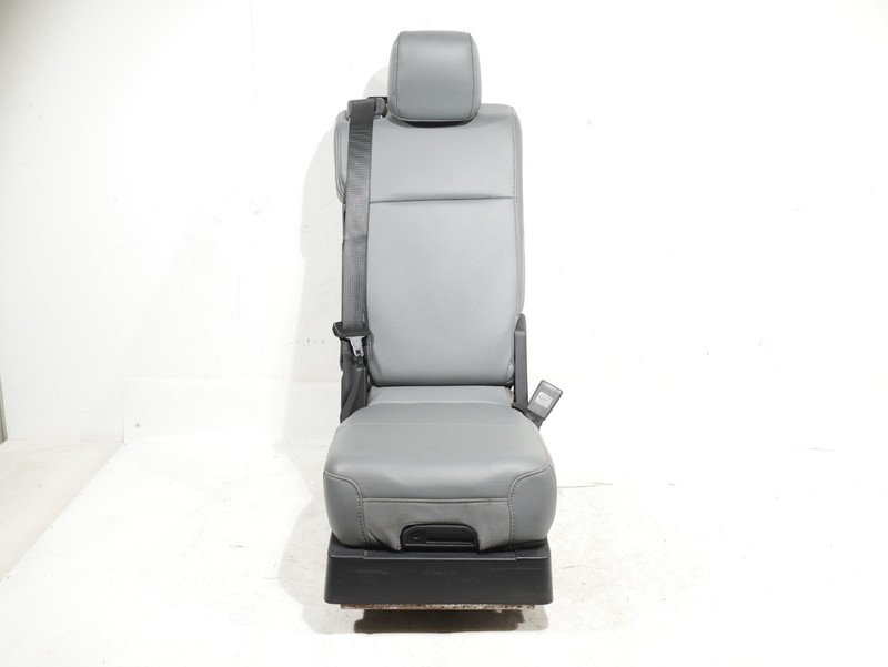 17-25 Ford F250 F350 SD FRONT Center Jump Seat Console Folding Gray Leather OEM