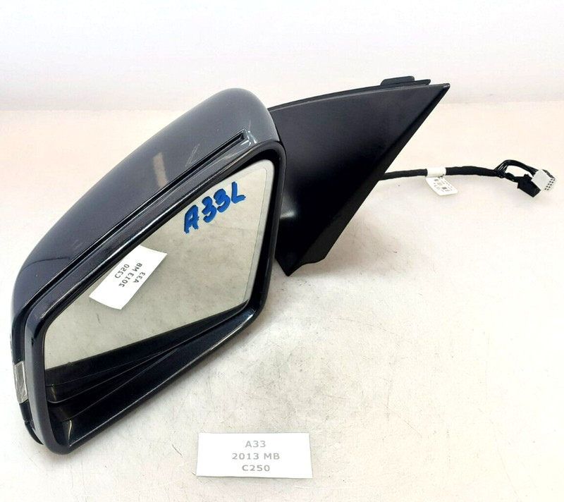 ✅ 12-15 OEM Mercedes W204 C250 C350 C63 AMG Driver Side Mirror Assembly Black