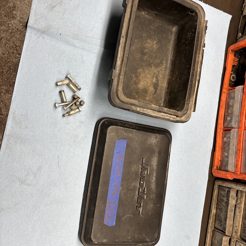 1973 Snojet Sno Jet SST 295 vintage snowmobile Tool Box storage box
