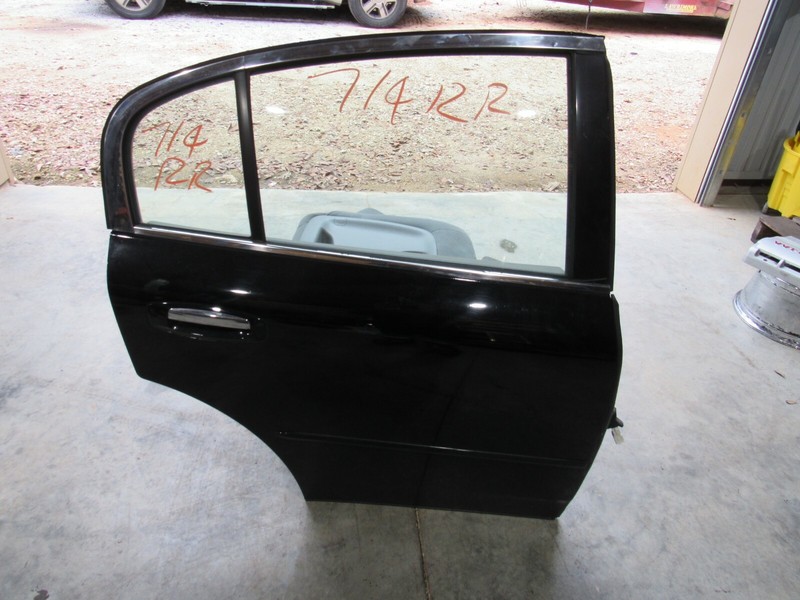 2003-2006 INFINITI G35 RIGHT PASSENGER REAR DOOR ASSEMBLY BLACK