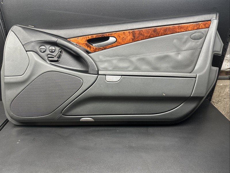03-06 Mercedes R230 SL500 SL55 Right Side Interior Door Panel Charcoal OEM