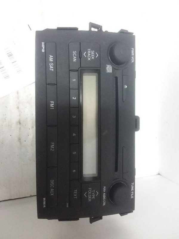 Radio Receiver ID 51840 On Radio Face Fits 09 COROLLA 86120-12B30
