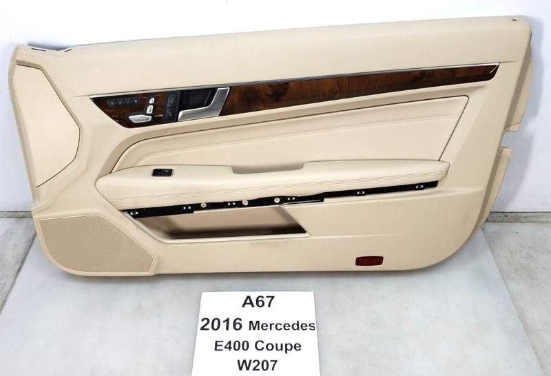 ✅ 14-17 OEM Mercedes W207 E400 Coupe Right Passenger Interior Door Panel Beige
