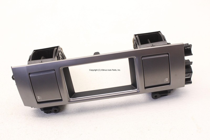 JAGUAR XFR 10 11 CENTER DASH INSTRUMENT PANEL AIR VENTS TRIM BEZEL C2Z15529 OEM