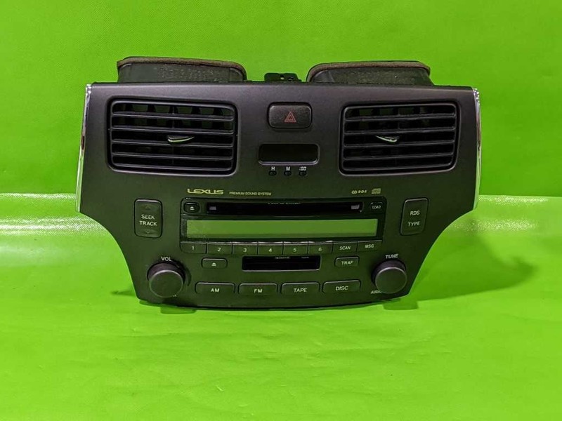 02-06 LEXUS ES330 FACTORY RADIO RECEIVER W/PREMIUM AUDIO OEM 4531-3