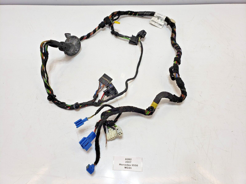 ✅ 07-13 OEM Mercedes W221 S550 Front Left Driver Side Door Wire Wiring Harness