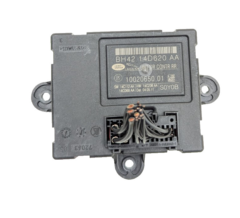 10-12 Jaguar XF Rear Left or Right Door Control Module BH4214D620AA OEM