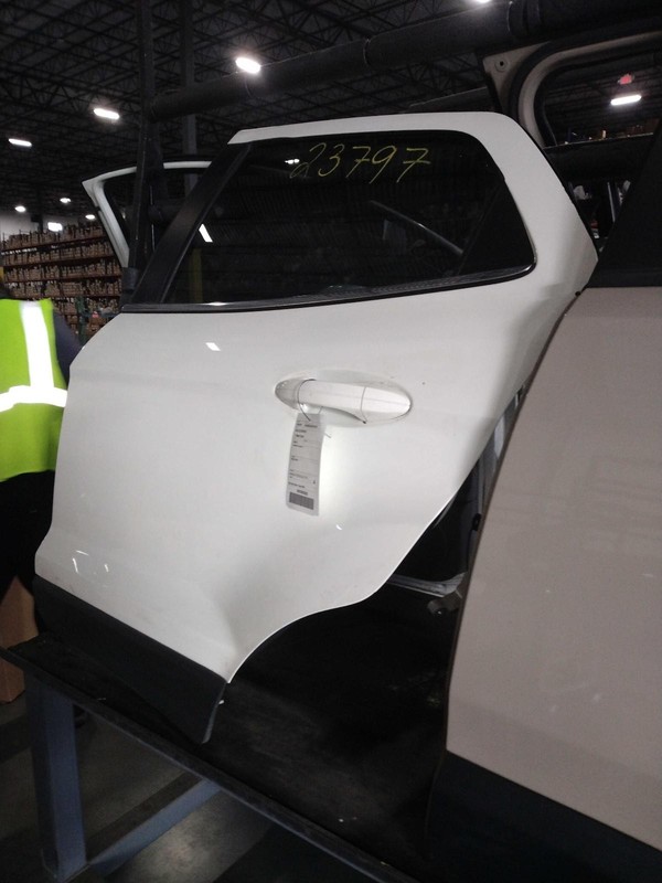 2021 Ford EcoSport Rear Left Door White, Good Condition, No Rust, 4DR SUV