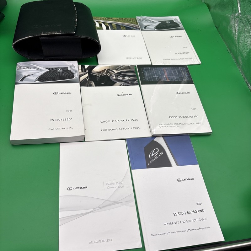 2021 LEXUS ES350 ES250 Owners Manual Quick guide services Case W/ Free shipping