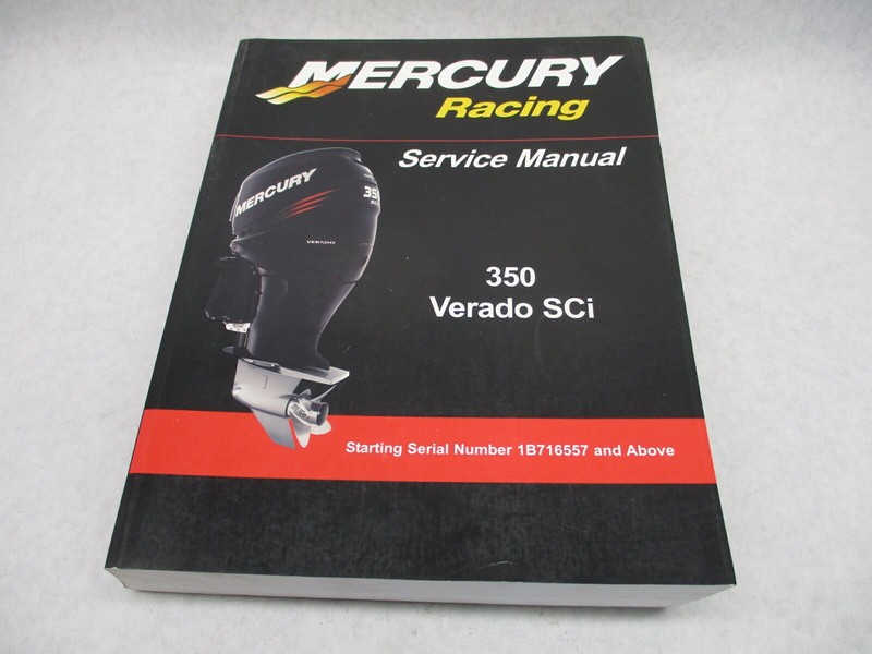 8M8023781 2009 Mercury Racing Outboard Service Repair Manual 350 Verado SCi