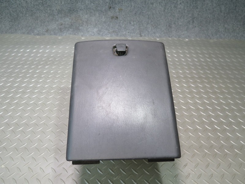 2004-2009 CADILLAC XLR REAR CONSOLE STORAGE COMPARTMENT BOX BLACK