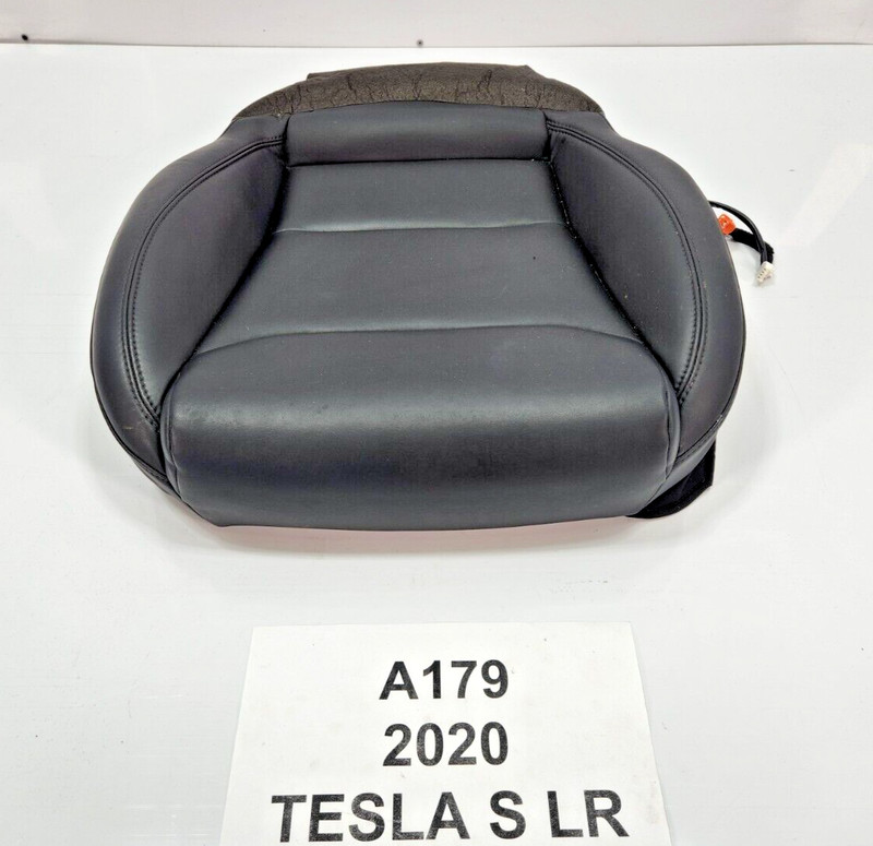 ✅ 16-20 OEM Tesla Model S Front Right Passenger Side Seat Lower Cushion Black