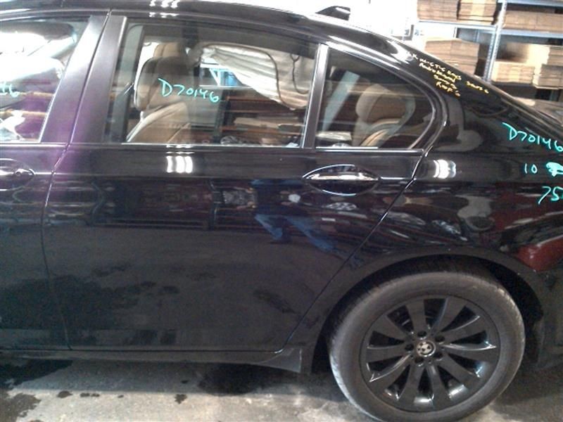 Driver Rear Side Door Black Fits 09-15 BMW 750i Paint Code 668 562171
