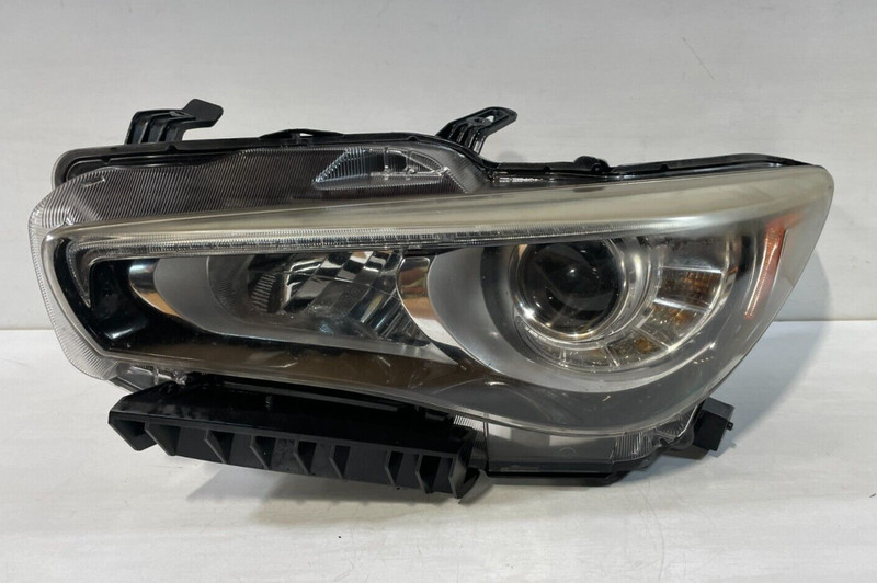 14-16 INFINITI Q50 LEFT SIDE LED HEADLIGHT HEADLAMP W/O ADAPTIVE # IG17-HDS1004