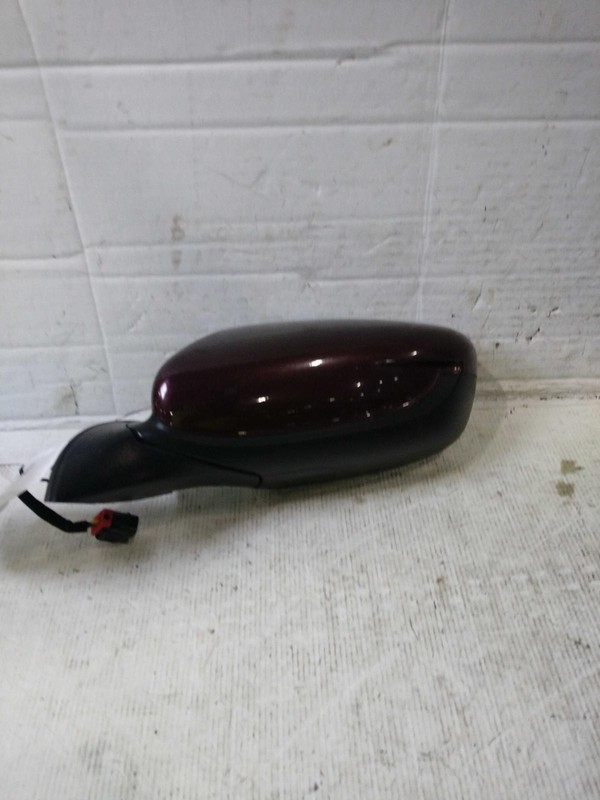 2018 KIA Forte Left Door Mirror Maroon OEM Used 138K Miles NJ25-20842-507216
