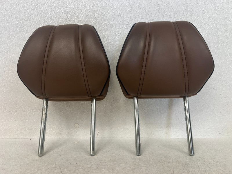 ⭐2018-2020 ACURA TLX FRONT RIGHT & LEFT SEAT HEADREST SET BROWN OEM LOT2491