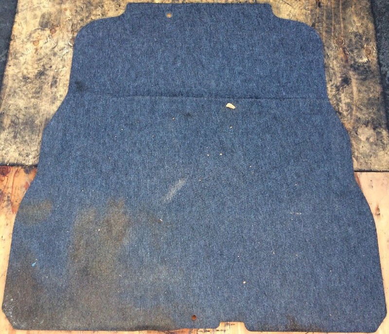 94 95 1994 1995 Accord 2DR 4cyl Spare Tire Lid Trunk Floor Cardboard Carpet Used