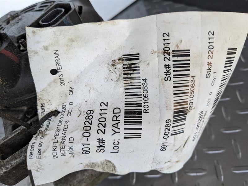 Alternator ID 23119515 Fits 08-09 13-17 EQUINOX 1050834