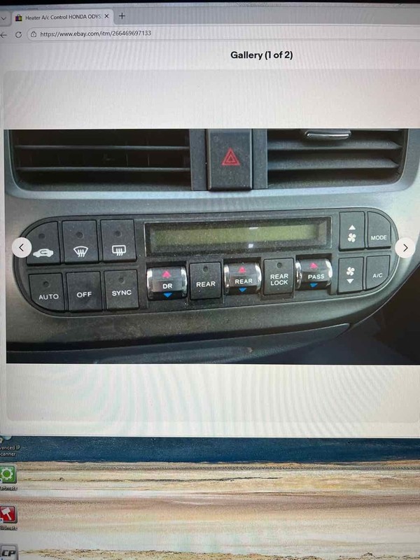 Heater A/c Control HONDA ODYSSEY 05 06 07 08 09 10