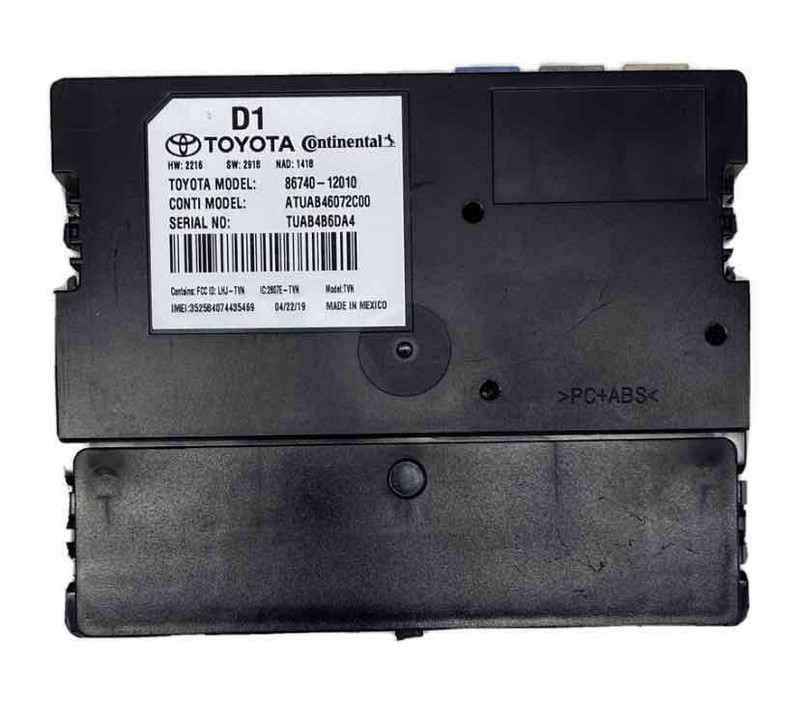 Toyota Corolla communication control 20 telematics transceiver OEM 8674012010