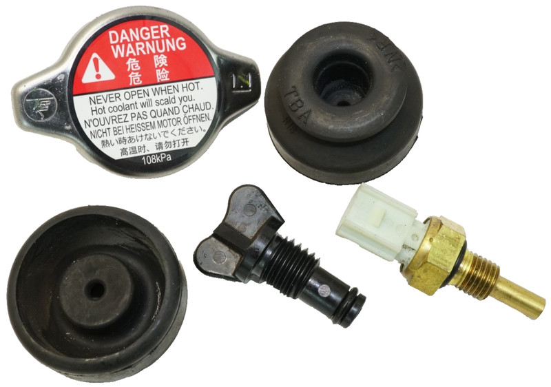 🔅2016-2025 ACURA OEM. RADIATOR CAP & COOLANT TEMPERATURE SENSOR & DRAIN PETCOCK