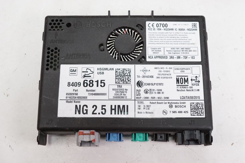 CHEVROLET GMC BUICK HMI human Machine Interface 2.5 OEM 2016 - 2018