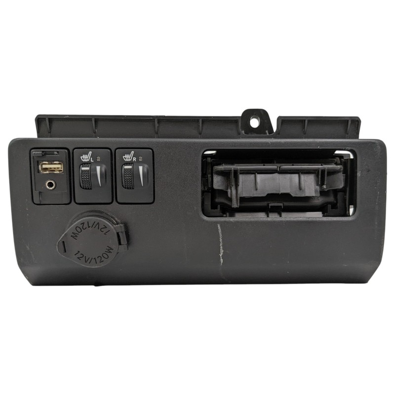 2018-2020 Toyota Sienna Dash Center USB Seat Heat Switch Bezel Cup Holder OEM