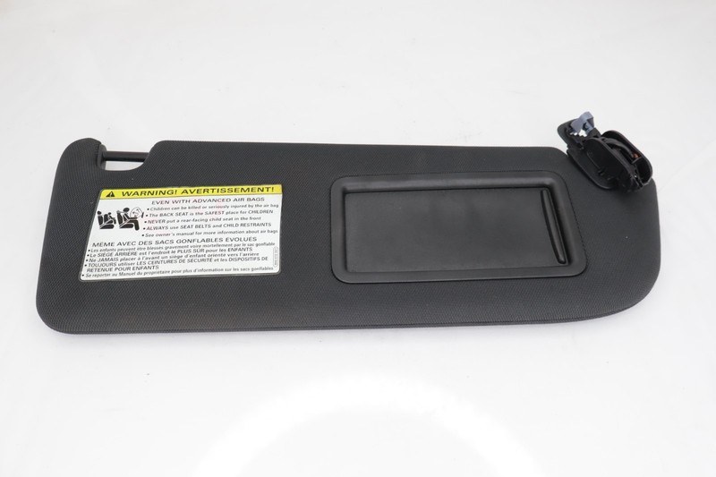 ✅ 12-16 OEM Audi A6 A7 RS7 S7 Front Right Passenger Side Sun Visor Mirror BLACK