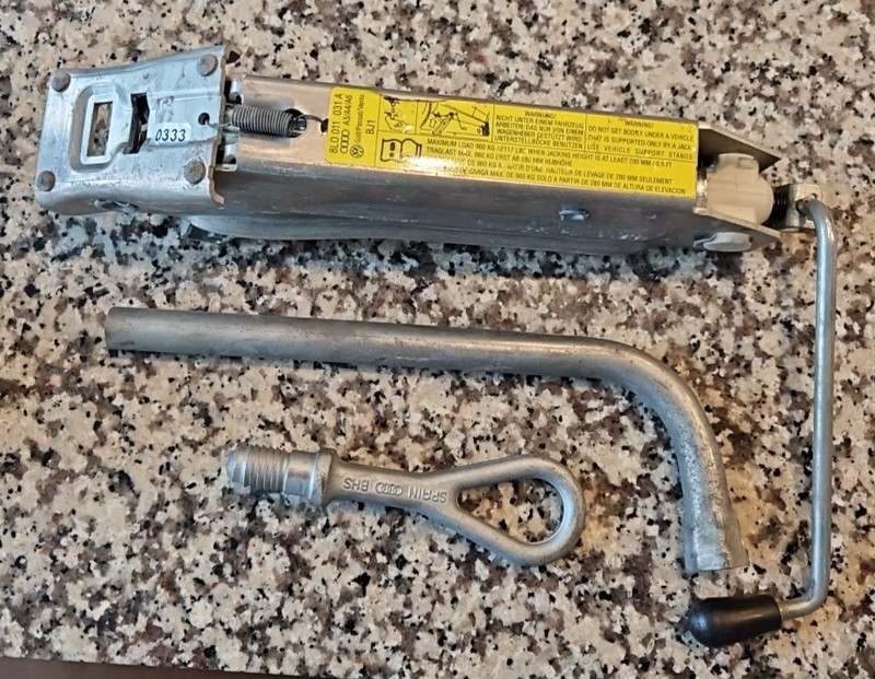 02-11 Audi A6 S6 C6 Tire Jack Tool Kit Set Tools OEM 4F0011031 06 07 08 09 10 11