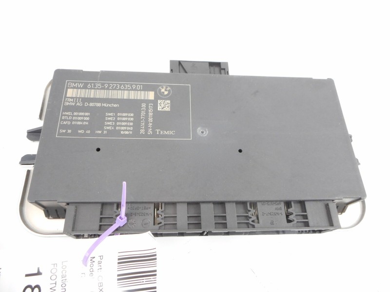 BMW X3 Body Control Main Power Module Unit OEM 2011 2012 2013 2014