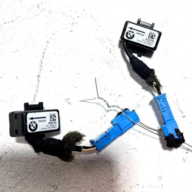 2011-2016 BMW 528i F10 NAVIGATION MICROPHONE HANDS FREE TELEPHONE 2PCS OEM