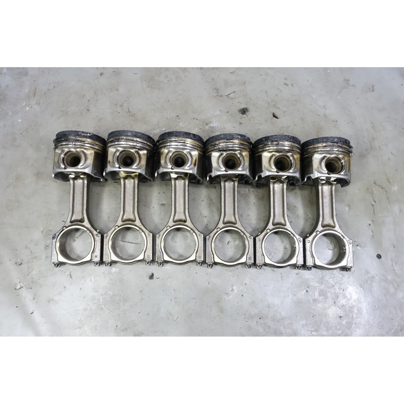 BMW N57 Diesel Piston Connecting Rods Set of 6 F10 F15 535d X5 35d 2014-2018 OEM