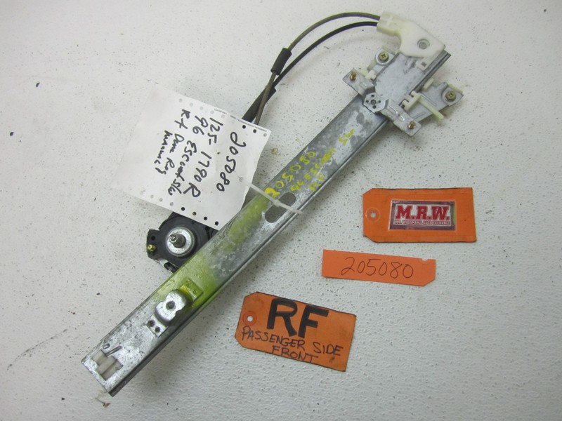 91-96 ESCORT TRACER MANUAL WINDOW REGULATOR RIGHT FRONT 4 DOOR GLASS LIFT CAR RH