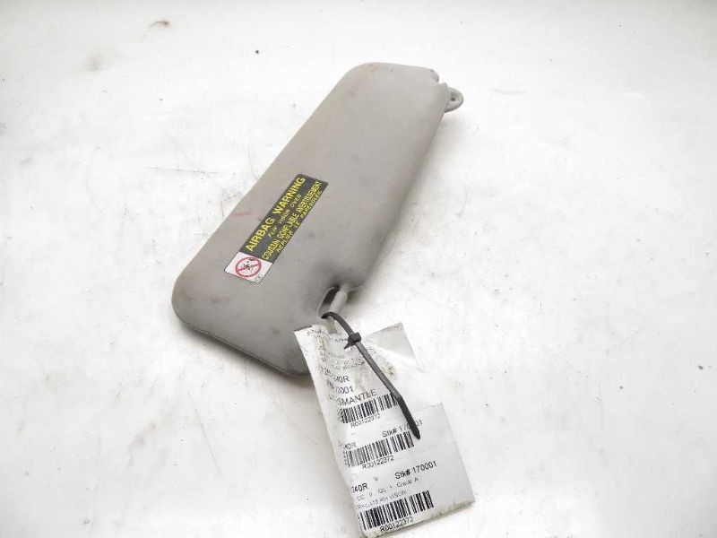 Passenger Sun Visor Illuminated Fits 07-09 LEXUS ES350 122372