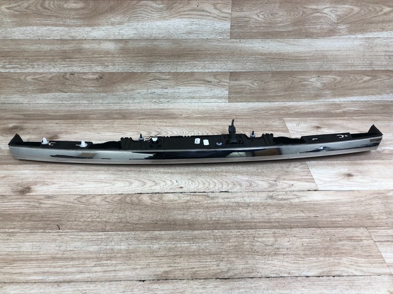 BMW OEM F01 F02 740 750 760 REAR TRUNK LID CHROME MOLDING COVER TRIM 2009-2015 2