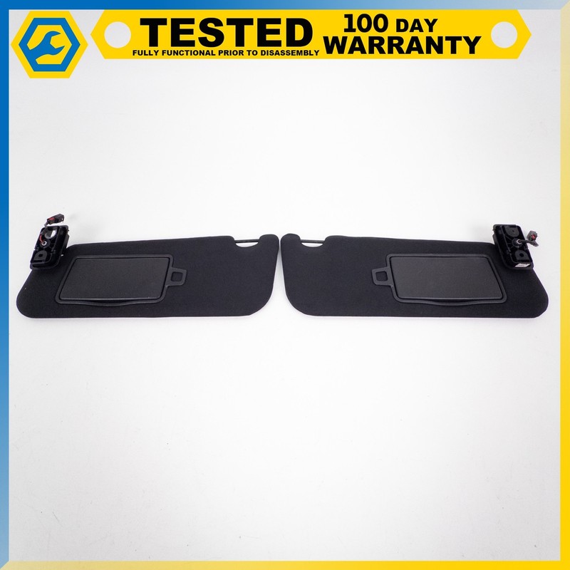 16-24 JAGUAR XF X260 LEFT & RIGHT SIDE SUNVISOR SUN VISOR SHADE SET OF 2 OEM