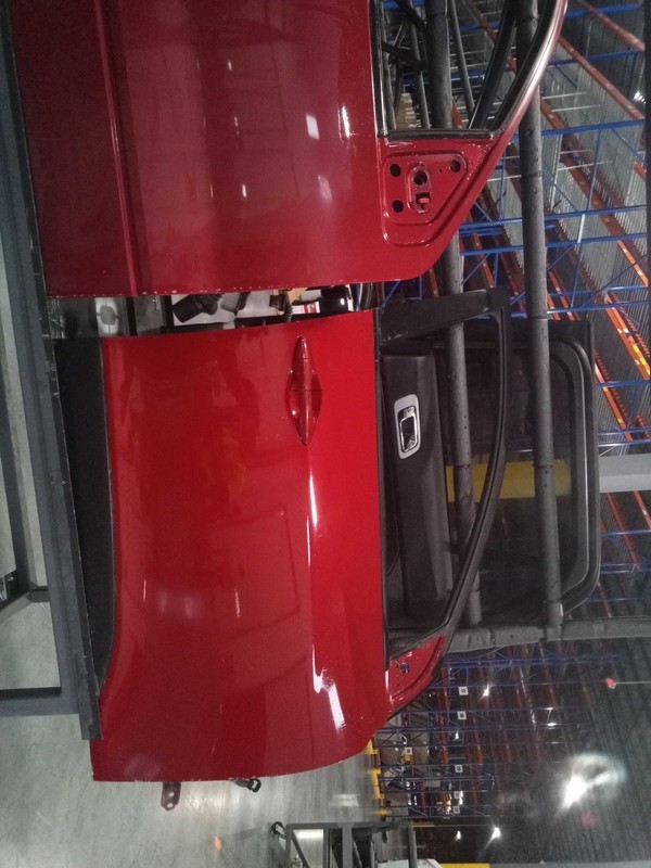 2013 Hyundai Tucson Right Door Red OEM Used 86000 Miles - Part #506827