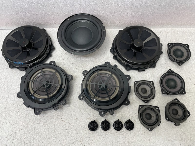 15 16 17 18 Porsche Macan Door Tweeter Subwoofer Bose Speaker Set 1372 OEM