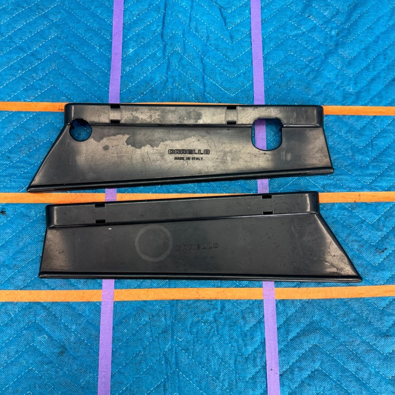 1987–1991 Volvo 780 Bertone Headlight Trim Covers Set CARELLO OEM
