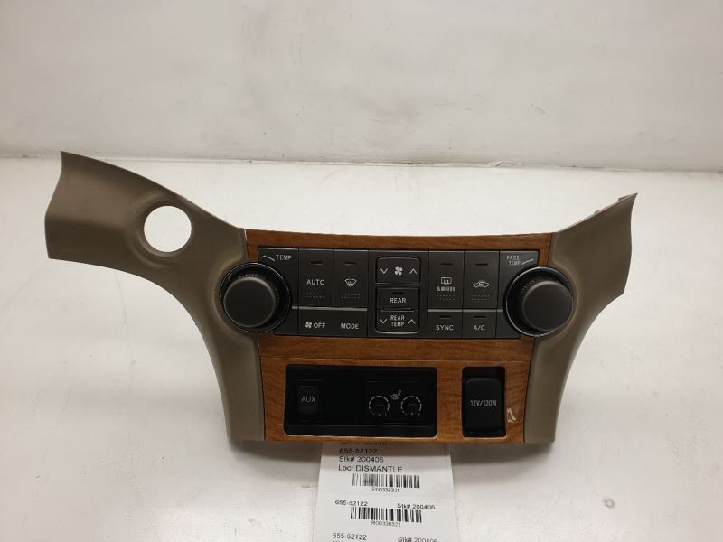08 09 10 TOYOTA HIGHLANDER LIMITED TEMPERATURE CONTROL TAN-LB40